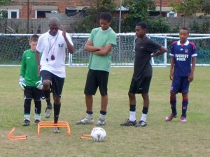 Football skills training